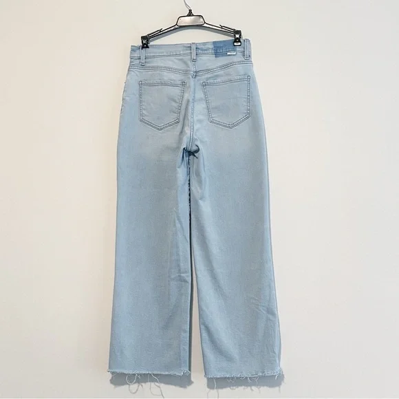 Daze Light Blue Wide Leg Women's Jeans - Picture 4 of 11